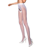 PASSION - TIOPEN 006 COLLANT BLANC 1/2 30 DEN PASSION WOMAN GARTER & STOCK