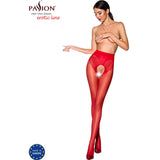 PASSION - TIOPEN 006 COLLANT ROUGE 1/2 30 DEN PASSION WOMAN GARTER & STOCK