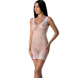 PASSION - BS097 BODYSTOCKING BLANC TAILLE UNIQUE PASSION WOMAN BODYSTOCKINGS