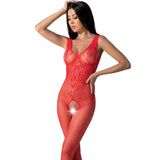 PASSION - BS098 BODYSTOCKING ROUGE TAILLE UNIQUE PASSION WOMAN BODYSTOCKINGS