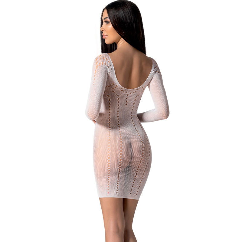 PASSION - BS101 BODYSTOCKING BLANC TAILLE UNIQUE PASSION WOMAN BODYSTOCKINGS