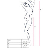 PASSION - S030 BAS ROUGES AVEC JARRETIÈRE TAILLE UNIQUE PASSION WOMAN GARTER & STOCK