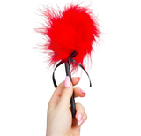 SECRETPLAY - DUSTER DE MARABOU ROUGE SECRETPLAY 100% FETISH