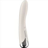 SATISFYER - VIBRATEUR ROTATEUR SPINNING VIBE 1 G-SPOT BEIGE SATISFYER VIBRATOR