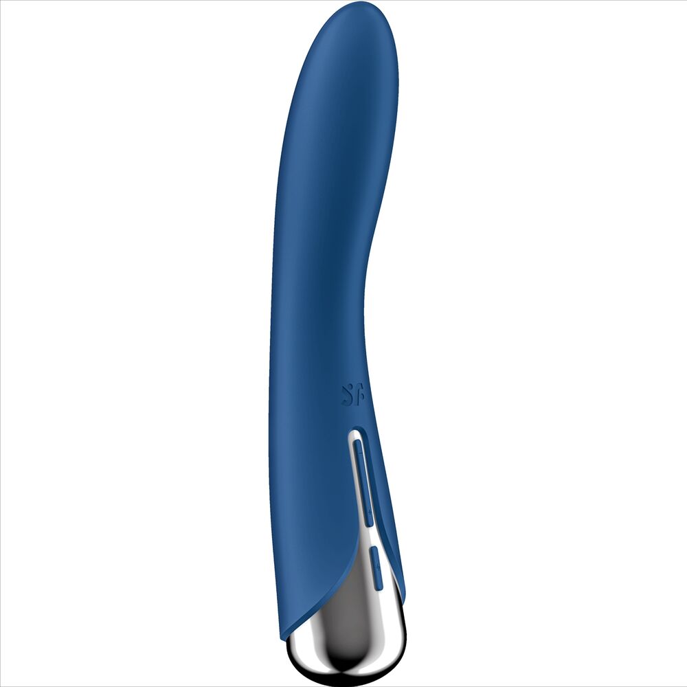 SATISFYER - VIBRATEUR ROTATEUR BLEU SPINNING VIBE 1 G-SPOT SATISFYER VIBRATOR