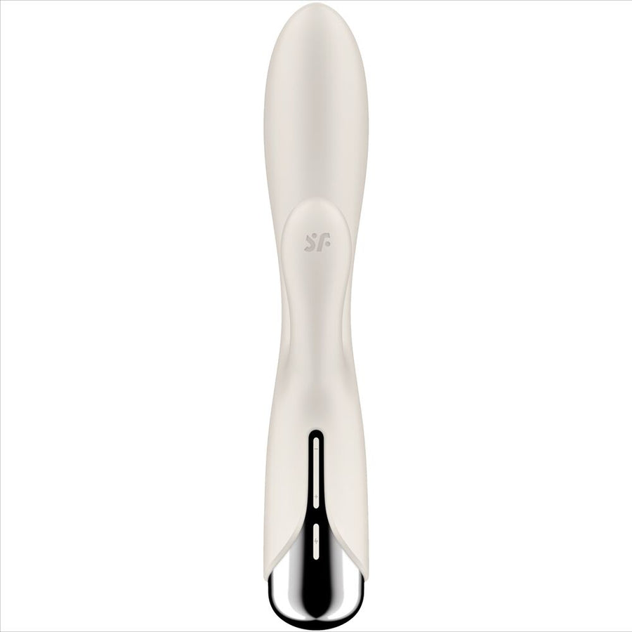 SATISFYER - SPINNING RABBIT 1 CLITORIS ET STIMULATION DU POINT G BEIGE SATISFYER VIBRATOR