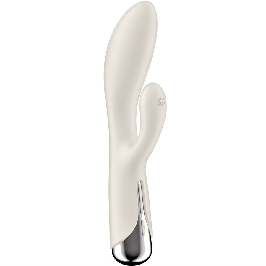 SATISFYER - SPINNING RABBIT 1 CLITORIS ET STIMULATION DU POINT G BEIGE SATISFYER VIBRATOR