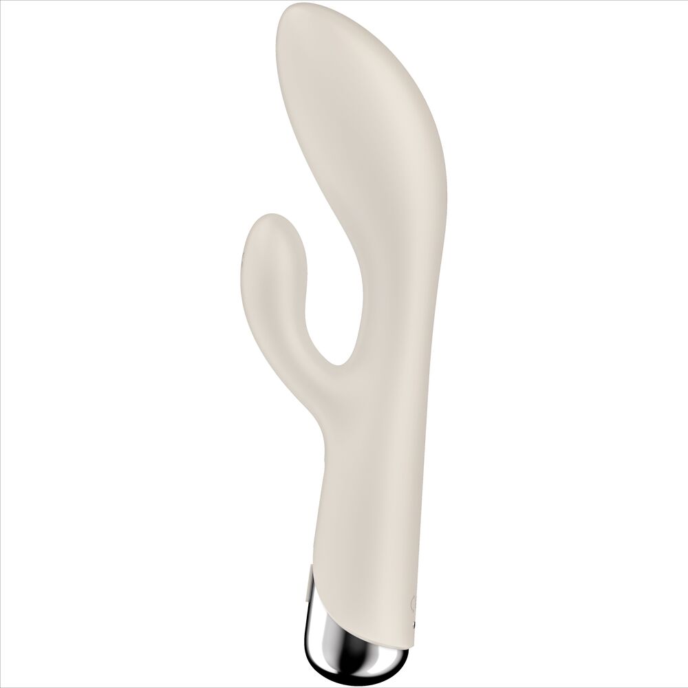 SATISFYER - SPINNING RABBIT 1 CLITORIS ET STIMULATION DU POINT G BEIGE SATISFYER VIBRATOR
