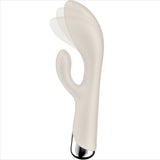 SATISFYER - SPINNING RABBIT 1 CLITORIS ET STIMULATION DU POINT G BEIGE SATISFYER VIBRATOR