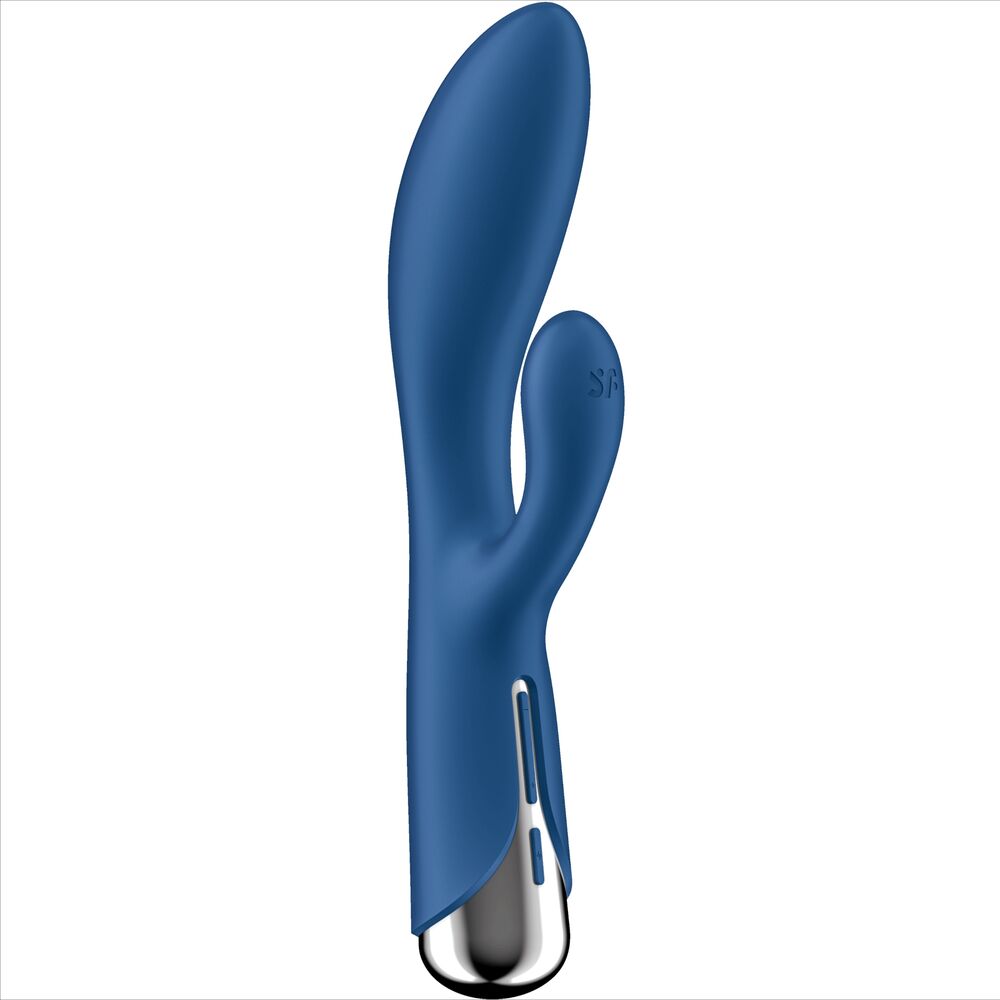 SATISFYER - SPINNING RABBIT 1 CLITORIS ET STIMULATION DU POINT G BLEU SATISFYER VIBRATOR