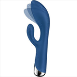 SATISFYER - SPINNING RABBIT 1 CLITORIS ET STIMULATION DU POINT G BLEU SATISFYER VIBRATOR