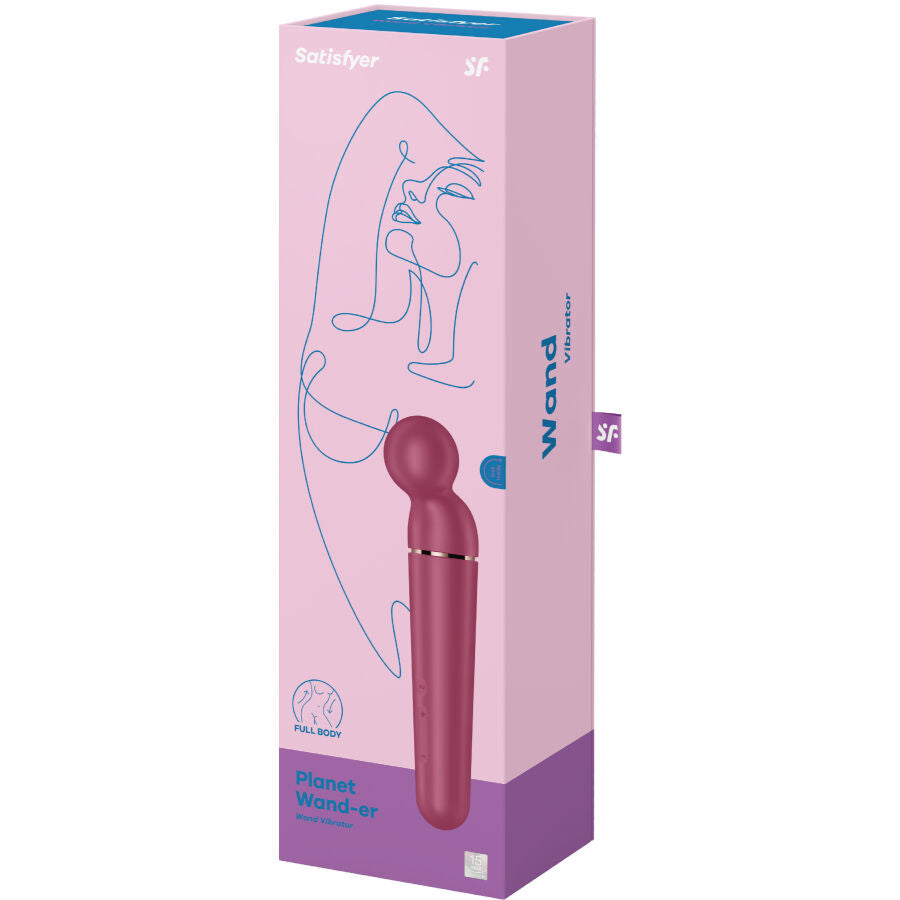 SATISFYER - PLANET WAND-ER VIBRATEUR MASSAGER BERRY SATISFYER WAND