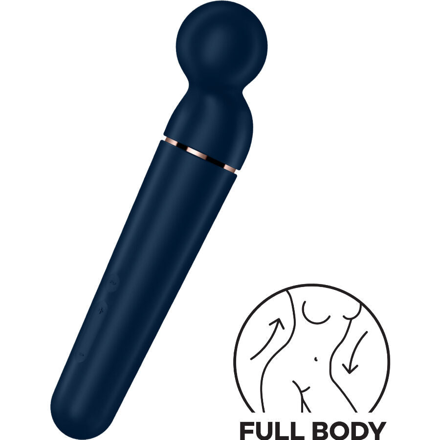SATISFYER - MASSAGER VIBRATEUR PLANET WAND-ER BLEU SATISFYER WAND