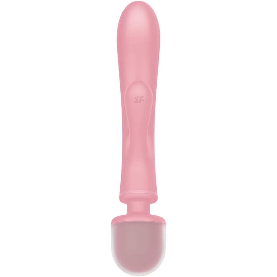 SATISFYER - MASSEUR VIBRATEUR LAPIN TRIPLE LOVER ROSE SATISFYER VIBRATOR