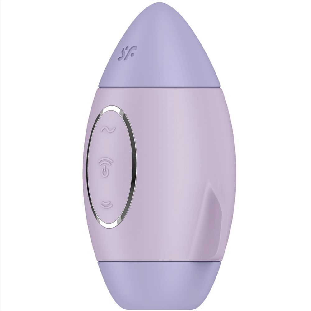 SATISFYER - MISSION CONTROL PETIT VIBRATEUR  DOUBLE IMPULSION LILAS SATISFYER VIBRATOR