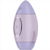 SATISFYER - MISSION CONTROL PETIT VIBRATEUR  DOUBLE IMPULSION LILAS SATISFYER VIBRATOR