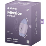 SATISFYER - MISSION CONTROL PETIT VIBRATEUR  DOUBLE IMPULSION LILAS SATISFYER VIBRATOR