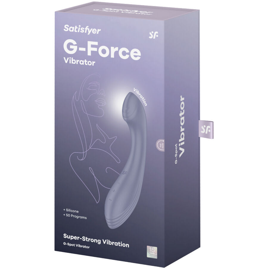 SATISFYER - STIMULATEUR VIBRATEUR G-FORCE G-SPOT VIOLET SATISFYER VIBRATOR