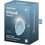 SATISFYER - VIBRATEUR CLOUD DANCER BLEU AIR PULSE SATISFYER AIR PULSE