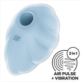 SATISFYER - VIBRATEUR CLOUD DANCER BLEU AIR PULSE SATISFYER AIR PULSE