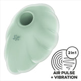 SATISFYER - VIBRATEUR CLOUD DANCER VERT AIR PULSE SATISFYER AIR PULSE