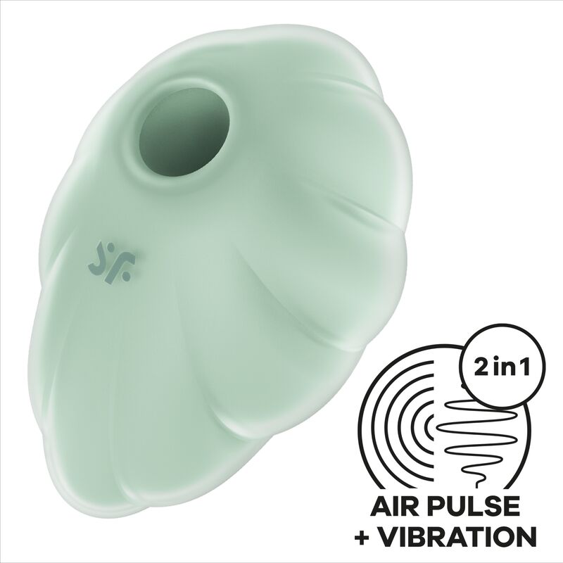 SATISFYER - VIBRATEUR CLOUD DANCER VERT AIR PULSE SATISFYER AIR PULSE