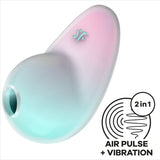 SATISFYER - STIMULATEUR PIXIE DUST BLEU AIR PLUSE SATISFYER AIR PULSE