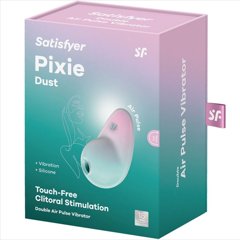 SATISFYER - STIMULATEUR PIXIE DUST BLEU AIR PLUSE SATISFYER AIR PULSE