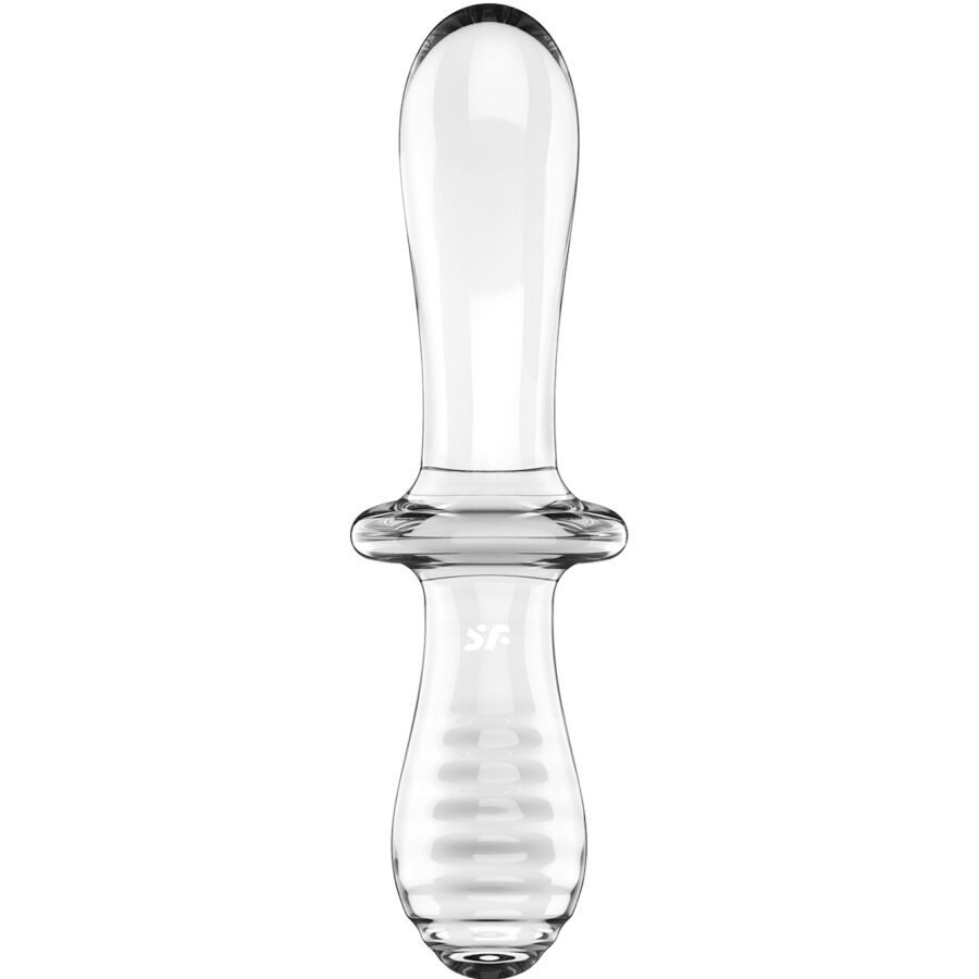 SATISFYER - GODE DOUBLE CRISTAL TRANSPARENT SATISFYER CRYSTAL