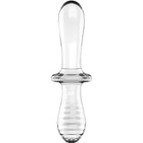SATISFYER - GODE DOUBLE CRISTAL TRANSPARENT SATISFYER CRYSTAL