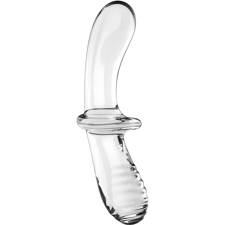 SATISFYER - GODE DOUBLE CRISTAL TRANSPARENT SATISFYER CRYSTAL