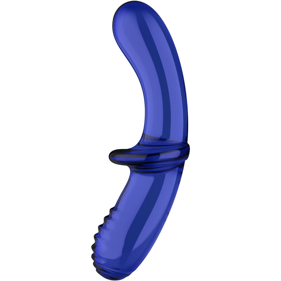 SATISFYER - GODE DOUBLE CRISTAL BLEU SATISFYER CRYSTAL