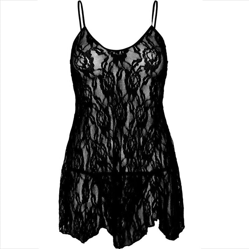 LEG AVENUE - CHEMISE DENTELLE FLEURIE LEG AVENUE CHEMISES
