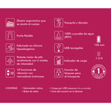 SHUNGA - PRÉSENTOIR 6 MASSEURS INTIMES FUCHSIA SHUNGA TOYS