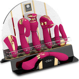 SHUNGA - PRÉSENTOIR 6 MASSEURS INTIMES FUCHSIA SHUNGA TOYS