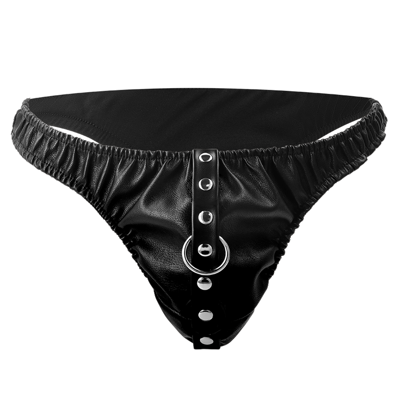 DARKNESS - STRING DE SOUMISSION AVEC CHAÎNE EN MÉTAL DARKNESS BONDAGE