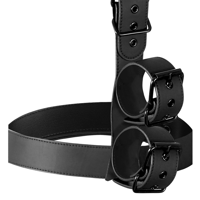 FETISH SUBMISSIVE BONDAGE - ENSEMBLE DE RETENUE CORPS COL ET POIGNETS FETISH SUBMISSIVE BONDAGE