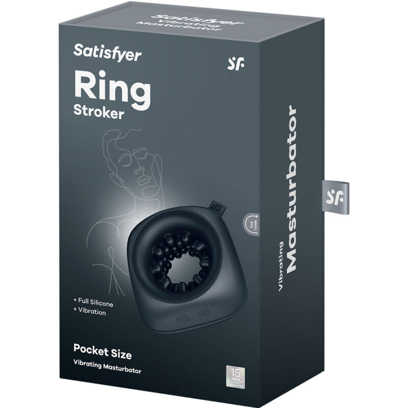 SATISFYER - RING STROKER MASTURBATEUR & VIBRATEUR SATISFYER RING