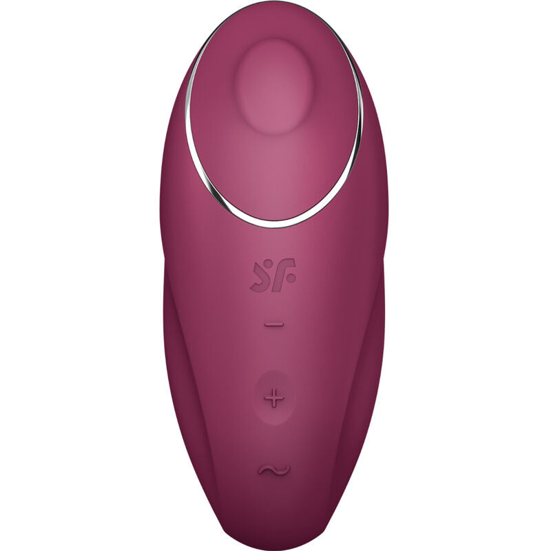 SATISFYER - TAP & CLIMAX 1 VIBRATEUR LAY-ON ROUGE SATISFYER LAYONS