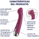 SATISFYER - SPINNING G-SPORT 1 VIBRATEUR ROTATOR ROUGE SATISFYER VIBRATOR