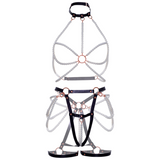 LEG AVENUE - SOUTIEN-GORGE HARNAIS & JARRETIÈRE PERLE L LEG AVENUE KINK