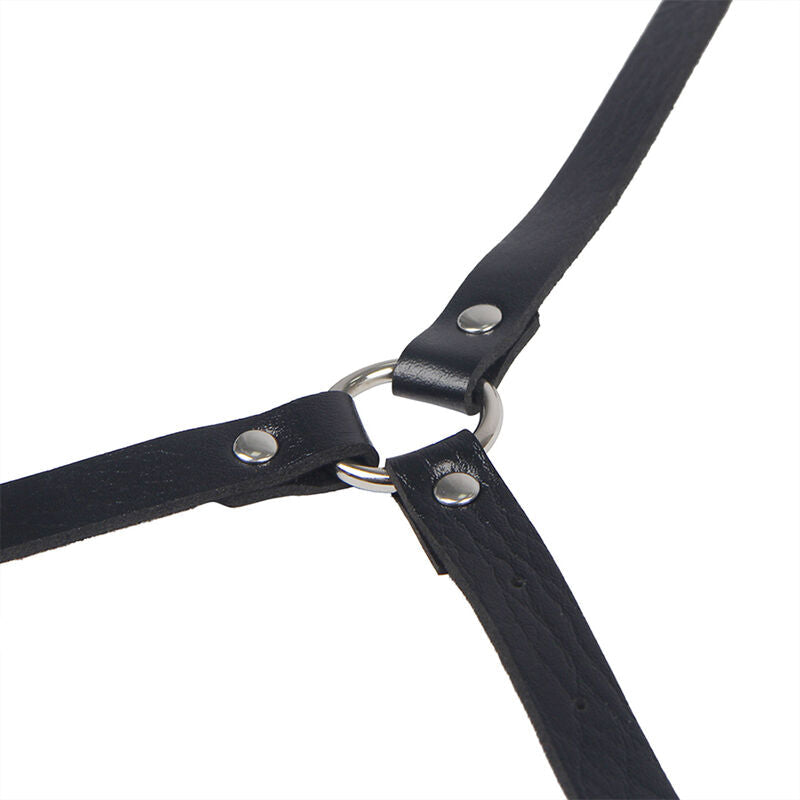 SUBBLIME - HARNAIS DE CORPS EN CUIR NOIR TAILLE UNIQUE SUBBLIME FETISH