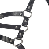 SUBBLIME - HARNAIS CORPS SANGLES AJUSTABLES CUIR NOIR TAILLE UNIQUE SUBBLIME FETISH