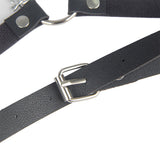 SUBBLIME - HARNAIS CEINTURE CUIR NOIR TAILLE UNIQUE SUBBLIME FETISH