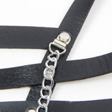 SUBBLIME - HARNAIS CORSET AVEC CHAÎNE DÉTAIL TAILLE UNIQUE SUBBLIME FETISH