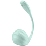 SATISFYER - APPLICATION GRATUITE STIMULATEUR DE POINT G PÉTALE LISSE VERT D'EAU SATISFYER PARTNER