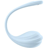 SATISFYER - APPLICATION GRATUITE STIMULATEUR DE POINT G PÉTALE LISSE BLEU CIEL SATISFYER PARTNER