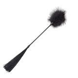 SECRET PLAY - DUSTER + FOUET NOIR SECRETPLAY 100% FETISH