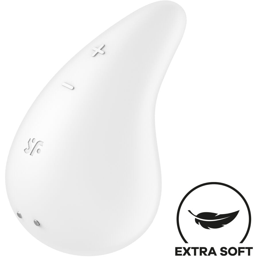 SATISFYER - VIBRATEUR DEW DROP LAY-ON BLANC SATISFYER LAYONS