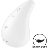 SATISFYER - VIBRATEUR DEW DROP LAY-ON BLANC SATISFYER LAYONS